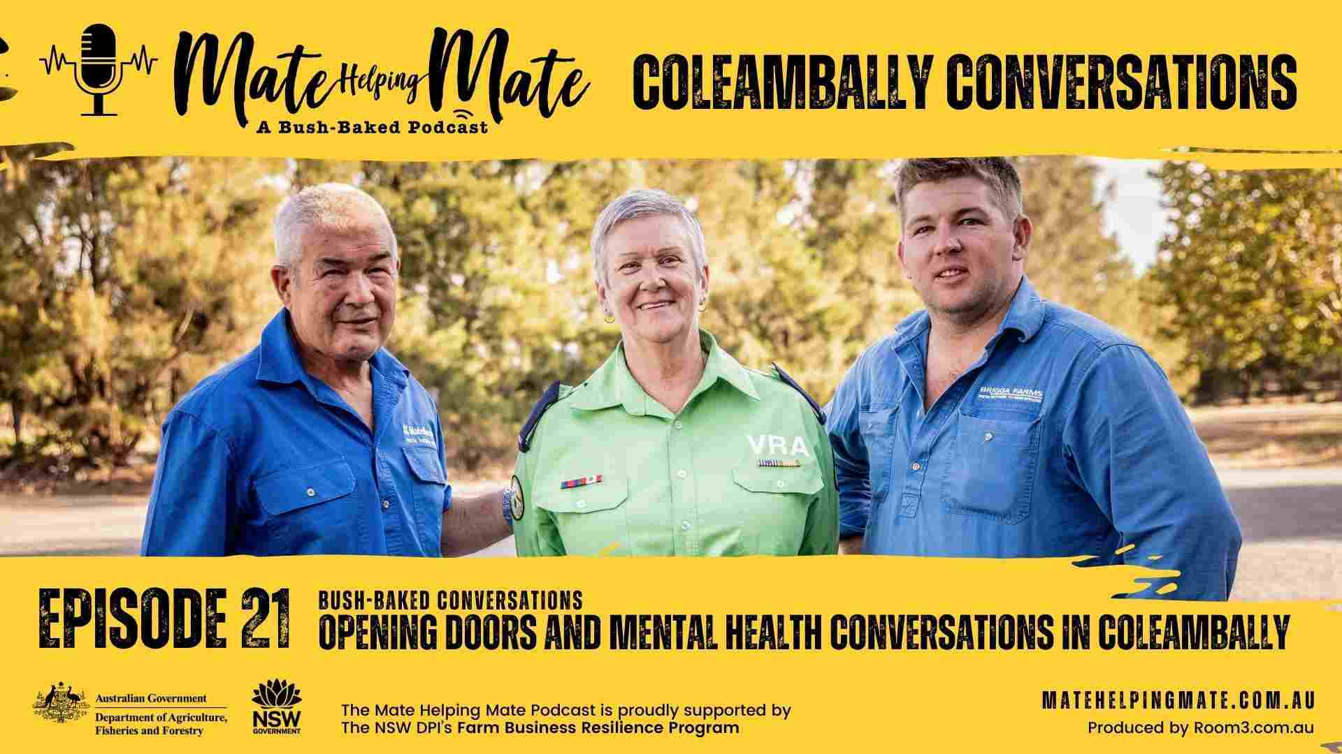 Bush-Baked Conversations - Opening doors and mental health conversations in Colleambally